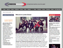 Tablet Screenshot of londondrama.org